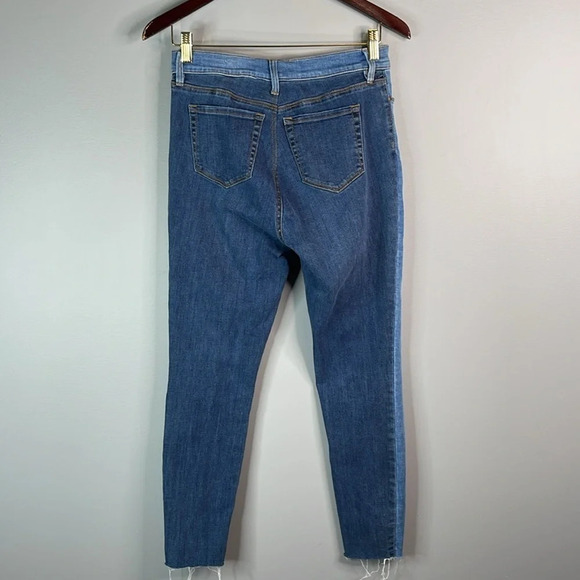 PACSUN Two Tone High-Rise Ankle Jegging Jeans Light/Medium Wash Denim Baddie 28 - Picture 6 of 10